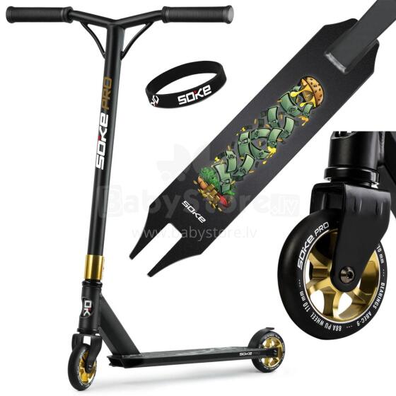 SOKE PRO gold scooter