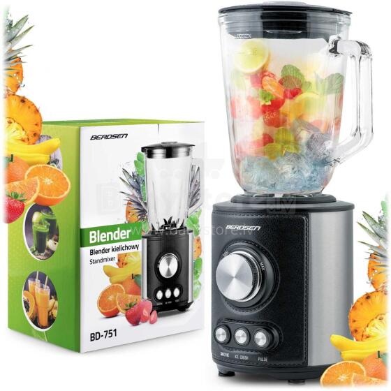 Berdsen 800W blenderis melns BD-751