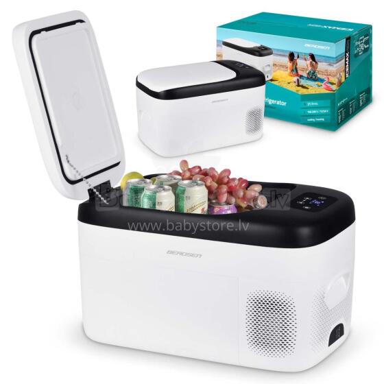 Icemax 401 Portable Compressor Refrigerator Berdsen 21 Liters - White