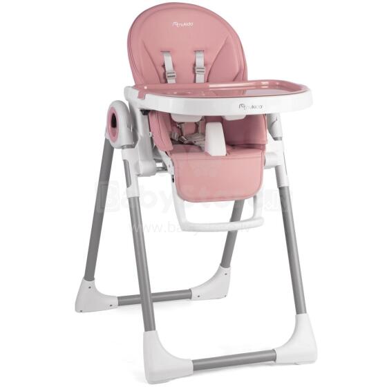 Nukido Belo Pink High Chair with Table