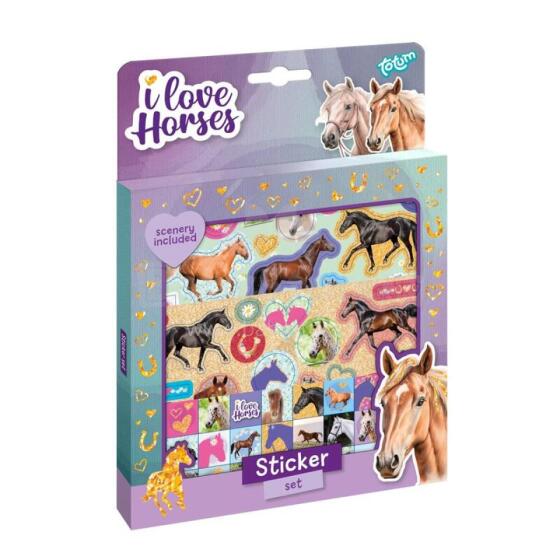 TOTUM sticker set I Love Horses, 073159