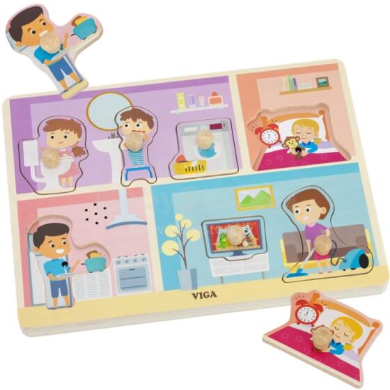 VIGA Sound Puzzle Match Daily Activities