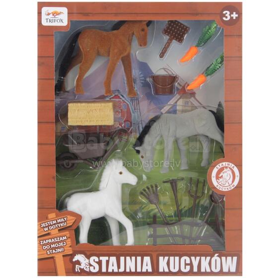 KONIE FLOKOWANE, AKCESORIA