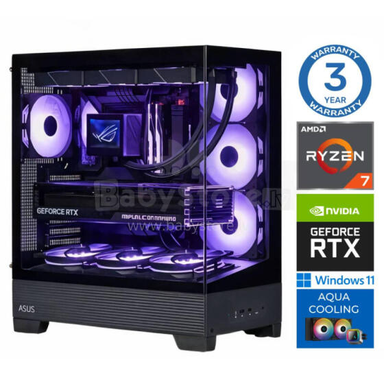 INTOP AQUA Ryzen 7 8700F 32GB DDR5 1TB SSD M.2 NVME RTX5070 12GB WIN11