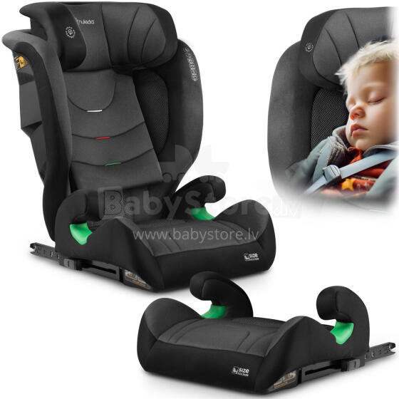 Nukido Louis Soft Car Seat Black-Gray 15-36 kg ISOFIX