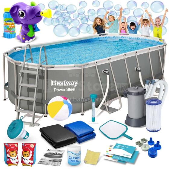 Bestway 56710 17-in-1 Frame Pool 549 x 274 x 122 cm