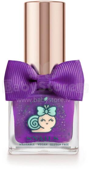 Snails Washable Nail Polish, Sparkling Violet
