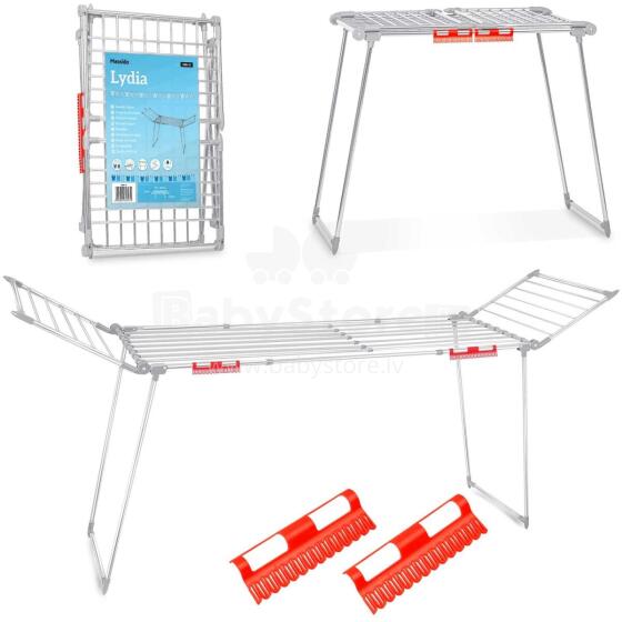 Lydia 27 m Stainless Steel Folding Standing Clothes Dryer