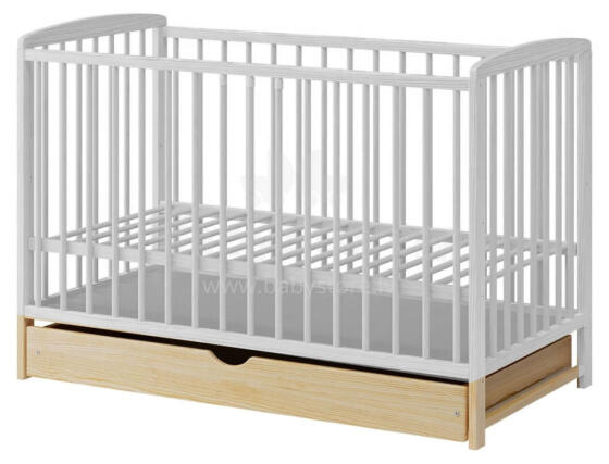 Bocian Art.124851 Wooden Bed Drawer (under the cot bed) 120x60 cm