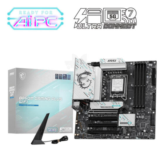 MSI B860M GAMING PLUS WIFI mātesplate Intel B860 LGA 1851 (Socket V1) micro ATX