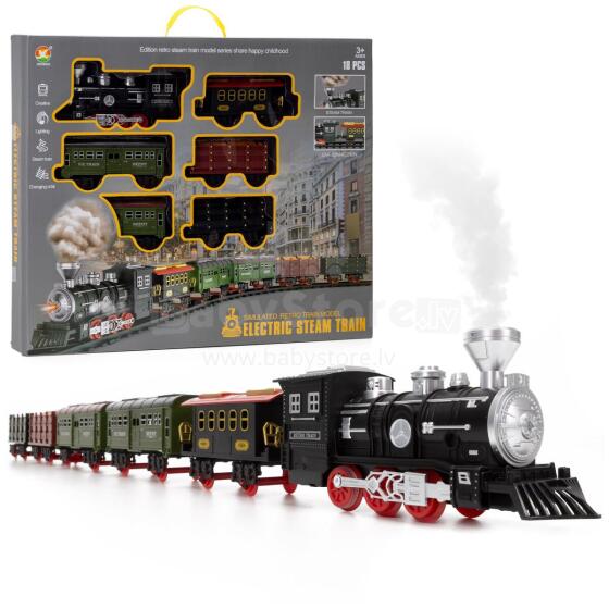 Bebe Basic Art.KG0053 Toy Train Set with Sound and Steam Effect