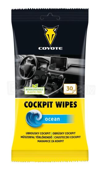 Coyote Cockpit Wipes Ocean 30 pcs PF