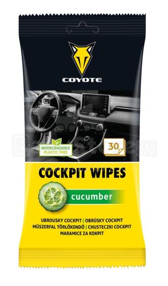 Coyote Cockpit Wipes Cucumber 30 pcs PF