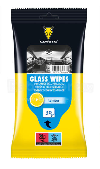 Coyote Glass + Mirror Wipes 30 pcs