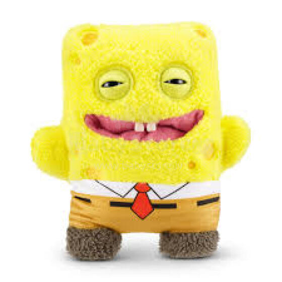 Fuggler x SpongeBob SquarePants (SpongeBob) – Funny Ugly Monster Plush Toy with Human-Like Teeth