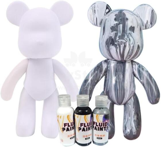 DIY Painting Liquid Bear Figure Kit - Home Decorations Art.273875