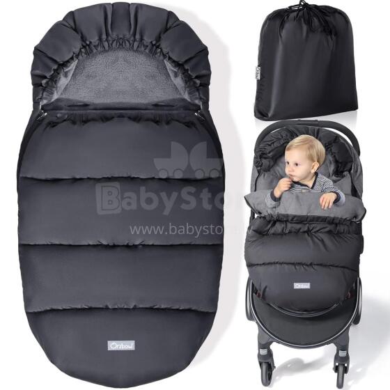 Bebe Basic Winter Footmuff Polar Fleece Art.273954 Black