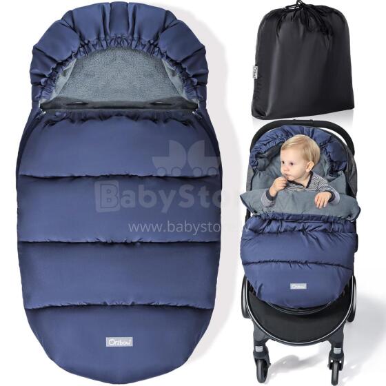 Bebe Basic Winter Footmuff Polar Fleece Art.273954 Blue