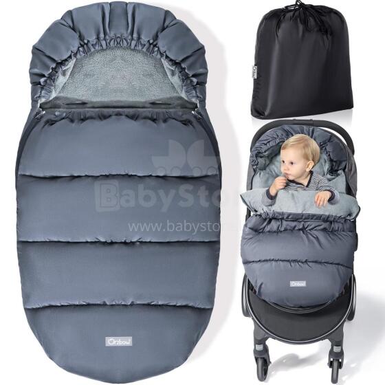 Bebe Basic Winter Footmuff Polar Fleece Art.273978 Grey