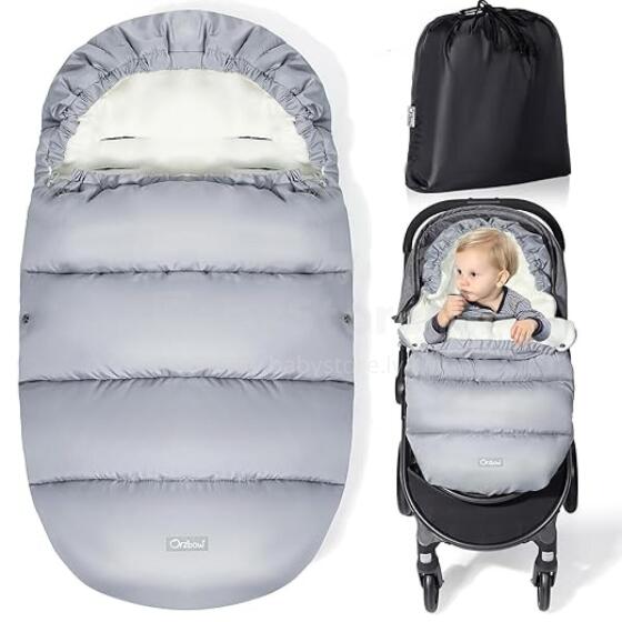 Bebe Basic Winter Footmuff Polar Fleece Art.273979 Light Grey