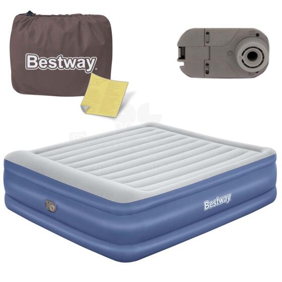 Inflatable Mattress 203 x 193 x 56 cm with Built-in Electric Pump Bestway 67692