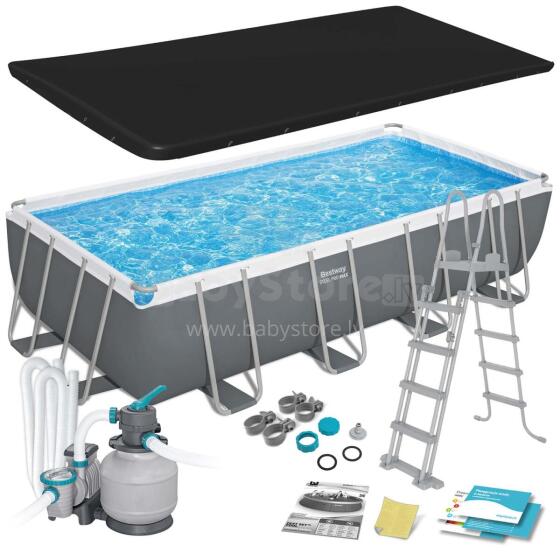 Bestway 56466N 12-in-1 dārza rāmis baseins 549 x 274 x 122 cm