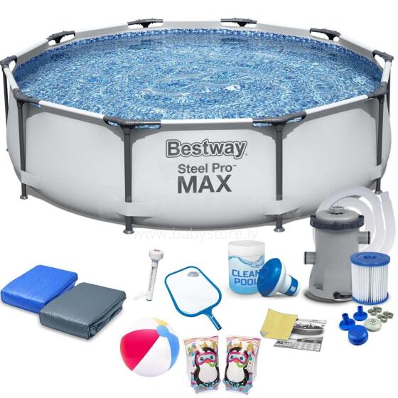 Bestway 56406 305 x 76 cm Rāmja baseins 17 vienā