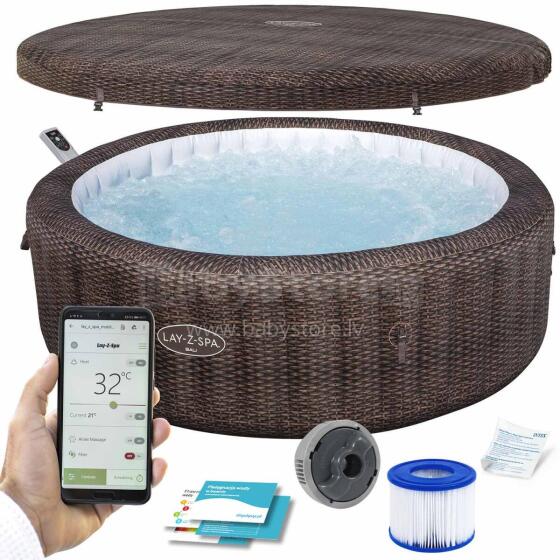 Gaisa SPA Lay-Z Bali brūns 7 cilvēkiem Bestway 6001P