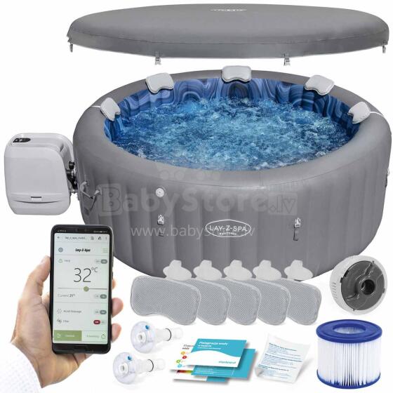 Gaisa SPA Lay-Z Santorini Pro 7 cilvēkiem Bestway 6001T