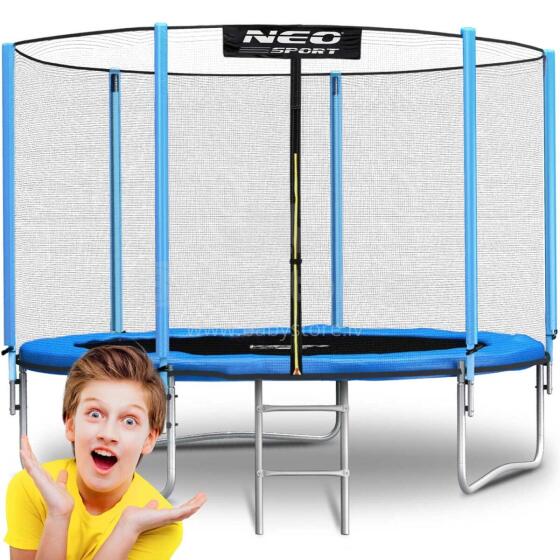 6ft/183cm Garden Trampoline with External Net and Ladder Neo-Sport