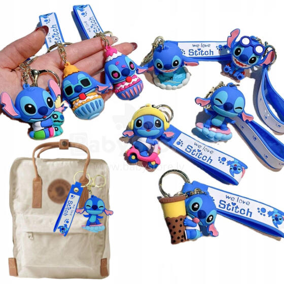BRELOK GUMOWY STITCH MIX WZORÓW