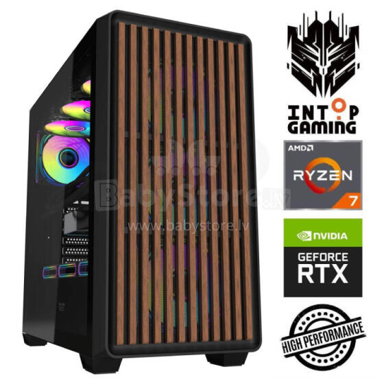 INTOP Ryzen 7 5700X 16GB 1TB SSD M.2 NVME RTX5060 8GB no-OS
