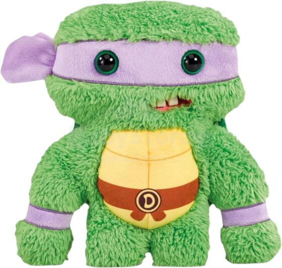 Teenage Mutant Ninja Turtles x Fuggler Donatello Soft Plush Toy Art.274346 A funny toy monster in the form of a turtle with human-like teeth.