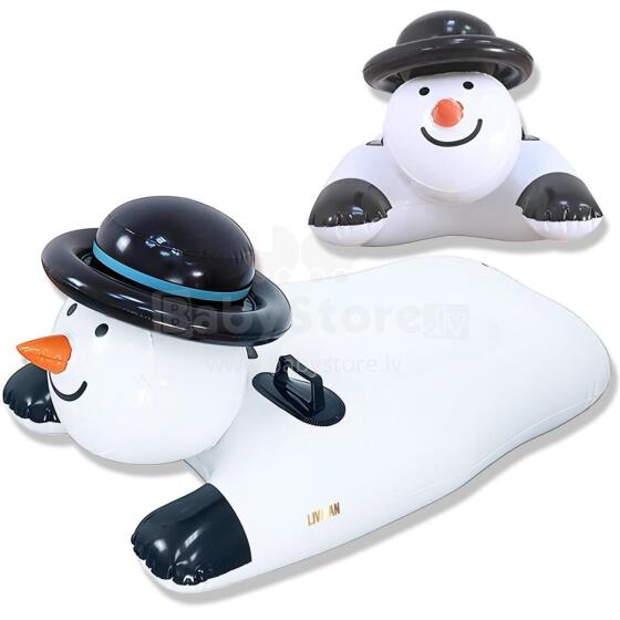 Atom SnowTube Snowman Art.274810 Inflatable Snow Tubes for Sledding with Sturdy Handles