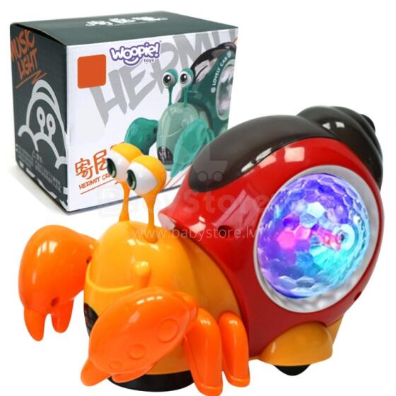 WOOPIE Crawling Crab Projector Orange Sensory Toy