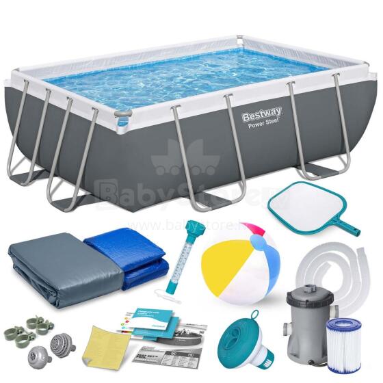 Bestway 56629N 282 x 196 x 84 cm Rāmja baseins 16 in 1