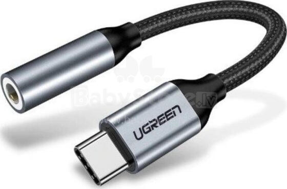 Адаптер USB Ugreen USB-C - Jack 3.5mm Серебряный (30632)