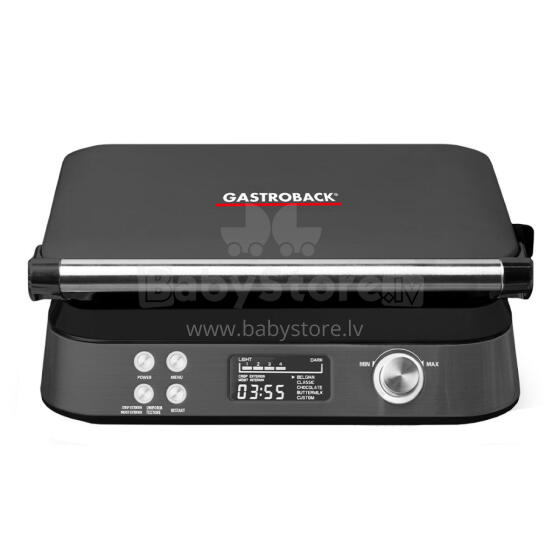 Gastroback 42449 Waffle Maker Advanced Control Black Edition
