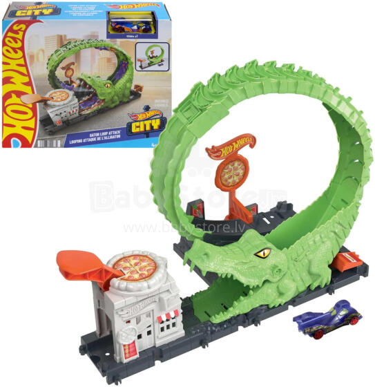 HOT WHEELS CITY PĘTLA KROKODYLA