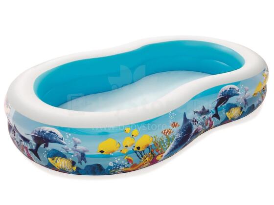 Inflatable Pool Fish 262 x 157 x 46 cm Bestway 54118