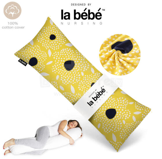 La Bebe™ Easy Maternity Pillow Art.70608146 Nordic Seeds. 135 x 40 cm