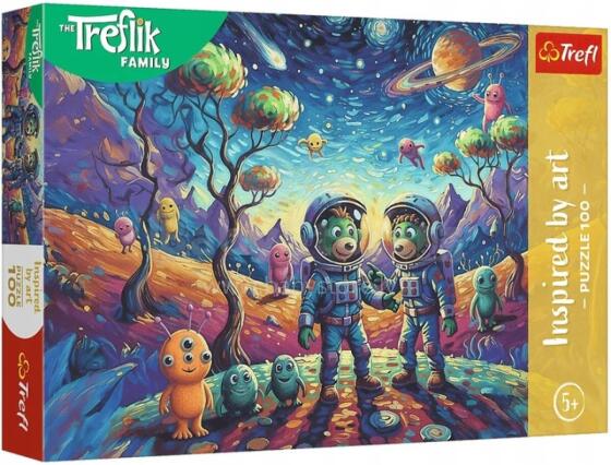TREFL 16562 Pužles 100 Kosmiskās Fantāzijas / Treflik Ģimene
