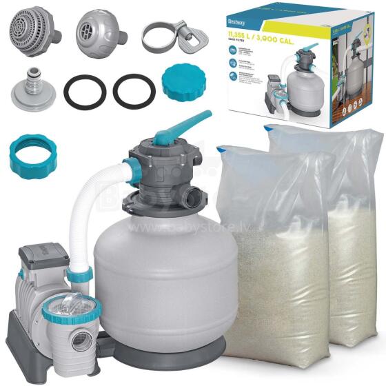 Sand Pump 11355 L/h + Sand 50kg Bestway