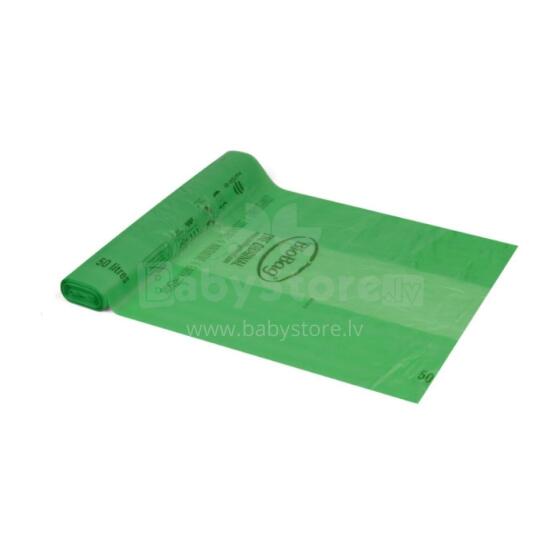 Compostable garbage bags BioBag 50L Superline (32 pcs. per roll) 17mkr. 57x 94cm green