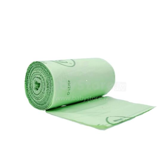 Compostable garbage bags BioBag 80L Superline (20 pcs. per roll) 23mkr. 68x91cm green