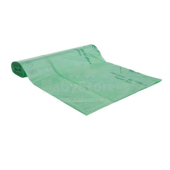 Compostable garbage bags BioBag 240L (3 pcs. per roll) 17mkr. 113x 139cm green