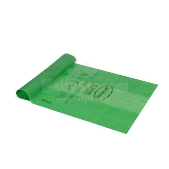 Compostable garbage bags BioBag 35L Superline (40 pcs. per roll) 17mkr. 58x71cm green