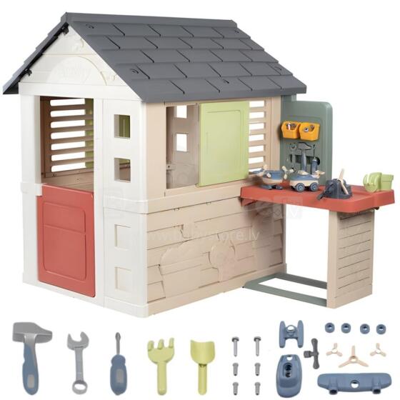 SMOBY House with Workshop + 39 Accessories