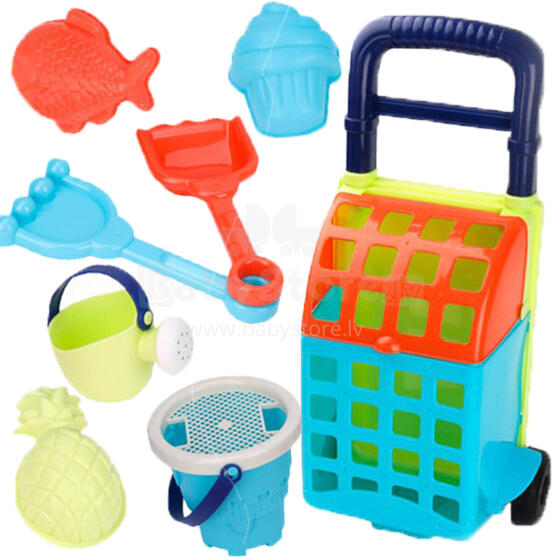 WOOPIE Sand Set with Cart 9 pcs