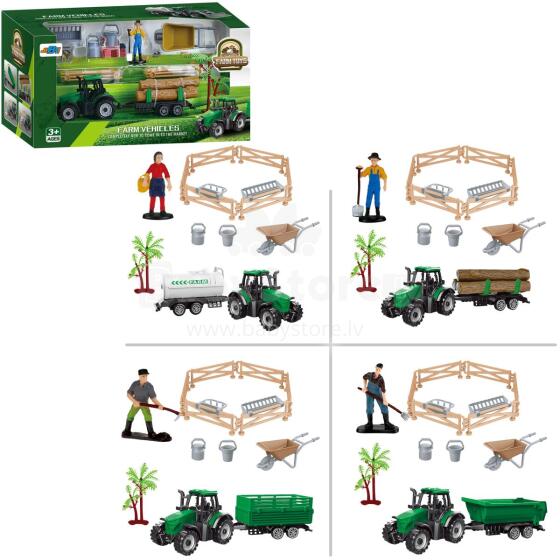 ZESTAW FARMA TRAKTOR Z AKCESORIAMI